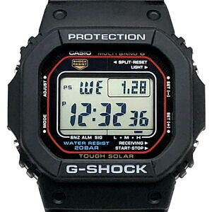 G-SHOCK CASIO GW-M5610U-1 Radio-Controlled Solar Watch, Multi-Band 6, Tough S...
